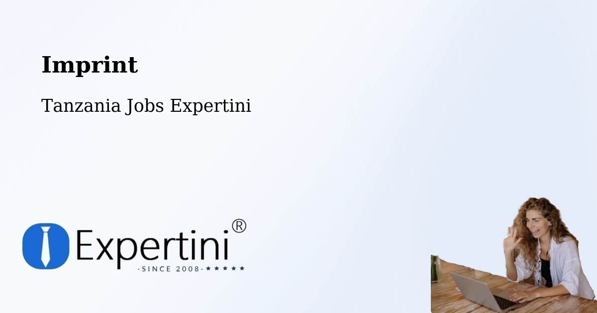 Imprint – Mwadui - Tanzania Jobs Expertini